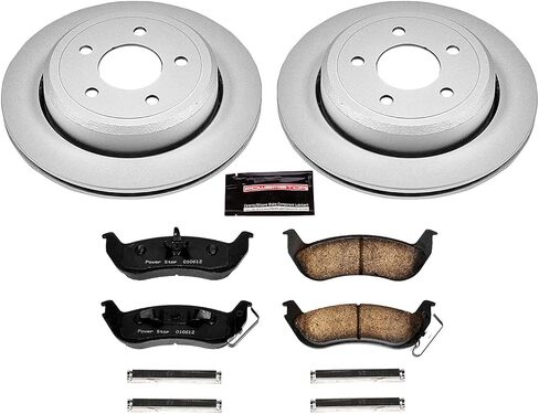 Power Stop KOE1368 Autospecialty Rear Replacement Brake Kit-OE Brake Rotors & Ceramic Brake Pads in Saudi Arabia