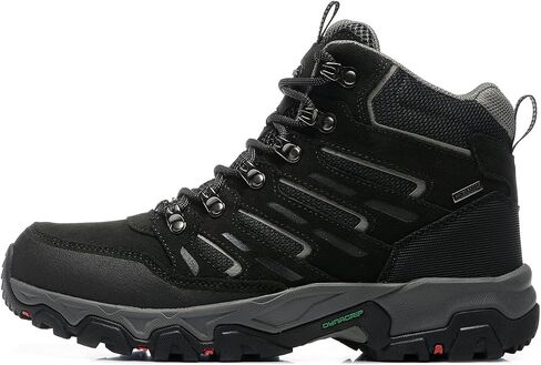 ROCKMARK Men's Waterproof Hiking Boots Lightweight Anti-Slip Mid Ankle Trekking Shoes for Outdoor Backpacking, Mountaineering & Rugged Terrain‌ in Kuwait