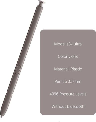 Galaxy S24 Ultra S Pen, 0.7mm Tip, Smooth Writing, Fits Phone Slot (Violet) in Kuwait