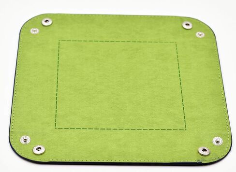 Dice Tray - Collapsible Leather Tray for Tabletop RPG D&D (DND) Pathfinder Role Playing Game (Orange) in Saudi Arabia