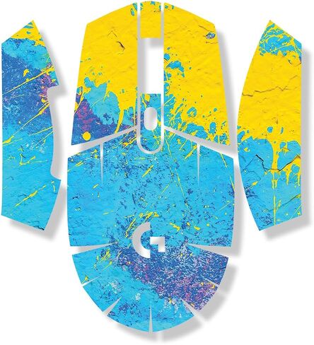 Mouse Skin Compatible with Logitech G305 Lightspeed - Magenta Pour - Premium 3M Vinyl Protective Wrap Decal Cover - Easy to Apply | Crafted in The USA by MightySkins in Kuwait