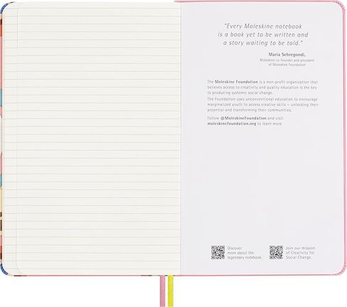 Moleskine Limited Edition Sakura Undated Planner by Momoko Sakura, with Gift Box, Hard Cover, Large (5" x 8.25"), Maruko floral, 208 pages in Saudi Arabia