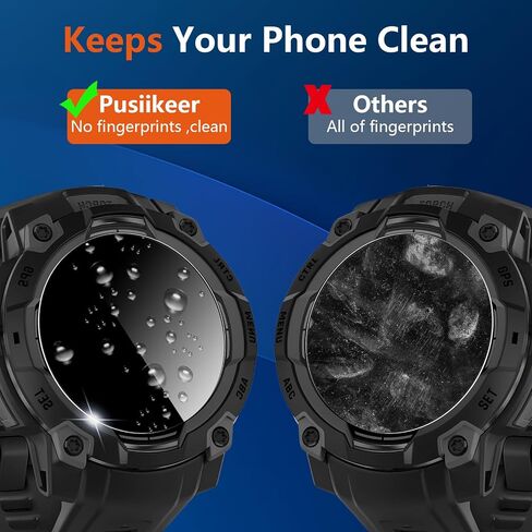 （3+2 Pack） for Garmin Instinct 3 45mm AMOLED/Solar Screen Protector, Charger Port +[Anti-Scratch] 9H Hardness Tempered Glass Screen Protective Film in Saudi Arabia
