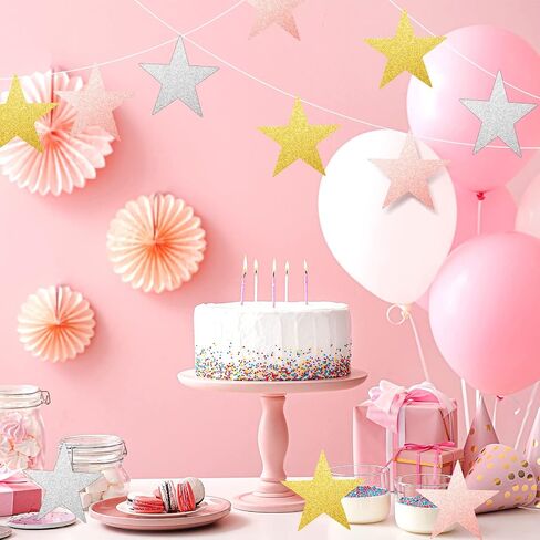 Gejoy 80 Pieces Glitter Star Cutouts Paper Star Confetti Cutouts for Bulletin Board Classroom Wall Party Decoration Supply (Rich Colors,6 Inches Length) in Saudi Arabia