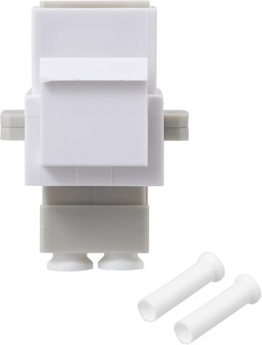 Xunsomten-10pcs LC/UPC ألياف أوبتيك مقرنة Keystone Jack Modular لألواح التصحيح وألواح الجدران محول كابل الكابلات الألياف LC LC DuPlex in Kuwait