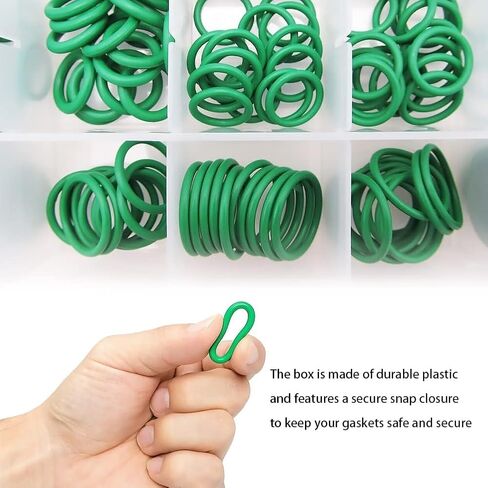 270pcs Rubber O Ring Kits 18 Sizes Car Air Conditioning O-Ring Assortment Set Sealing Gasket Washer for Car Repair,Electric Appliance,Bearing,Pump,Plumbing Etc (Purple) in Saudi Arabia