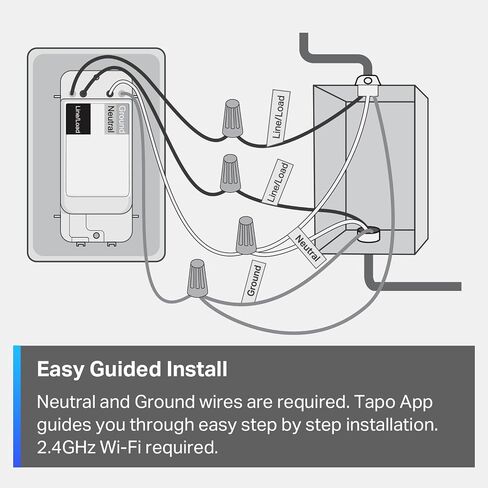 TP-Link Tapo Matter Smart Dimmer Switch: التحكم الصوتي W/Siri ، Alexa & Google Assistant ، UL Certified ، Timer & Schedual in Kuwait