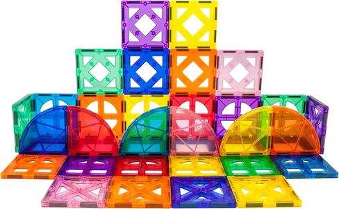 PicassoTiles UV Activated Color Changing Rocket Set Magnet Construction Toy Kit Engineering STEM Learning Playset Child Brain Development Stacking Blocks Playboard for All Ages 3 and Up PT31 in Kuwait
