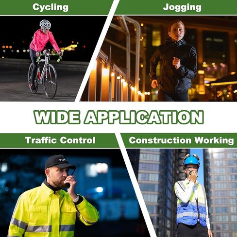 حزام السلامة العاكس Patikil ، حزام الأمان HI-VIS قابلة للتعديل حزام توهج عاكس في الهواء الطلق للركض الليلي in Kuwait