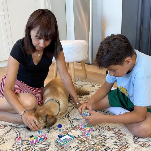 Funwares Match Frenzy: Portable Snap-On Pattern Matching Puzzle Games, Fun Family Mini Board Games for All Ages, Perfect for Travel & Home Play, Road Trip Activities for Kids and Adults, 1-4 Players in Saudi Arabia