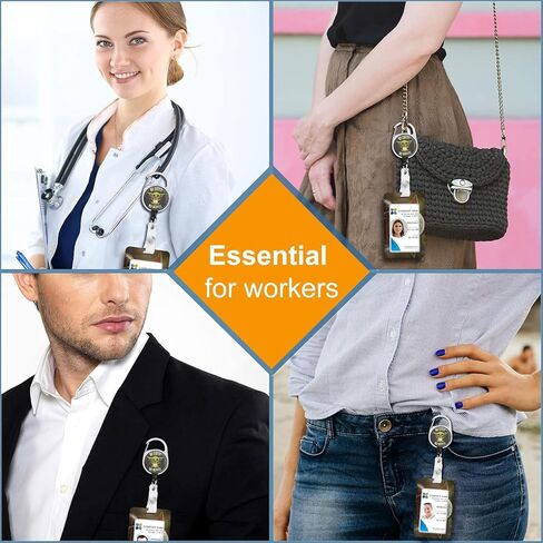 حامل شارة Akkya مع بكرة قابلة للسحب، لطيف مضحك الكرتون أنيمي الجمجمة معرف اسم العلامة العمل شارة كليب الثقيلة العمودي بطاقة حامي غطاء حالة للعمل مكتب ممرضة الطالب المعلم النساء الرجال in Kuwait