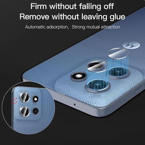 3 Pack for Moto G 2025 Screen Protector + [3 Pack] Moto G 5G 2025 Camera Lens Tempered Glass Protector.9H Hardness.Support Fingerprint Unlock, Bubble-Free.Easy Installation in Saudi Arabia