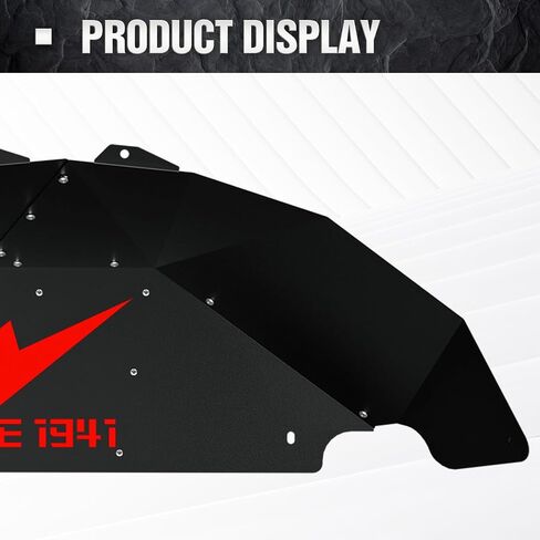 Front & Rear Inner Fender Liners Compatible with 2007-2018 Jeep Wrangler JK & JKU Unlimited Sport Sahara Rubicon, Bolt-on Style Steel Mud Guards Wheel Well Cover Fenders Flares (2/4 Doors) in Saudi Arabia