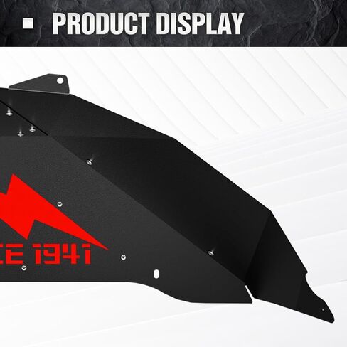 Front & Rear Inner Fender Liners Compatible with 2007-2018 Jeep Wrangler JK & JKU Unlimited Sport Sahara Rubicon, Bolt-on Style Steel Mud Guards Wheel Well Cover Fenders Flares (2/4 Doors) in Saudi Arabia