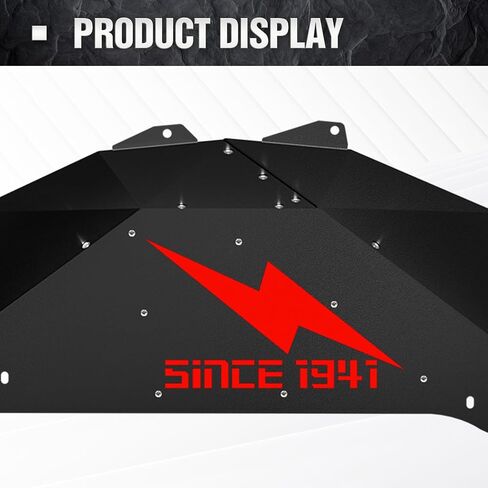 Front & Rear Inner Fender Liners Compatible with 2007-2018 Jeep Wrangler JK & JKU Unlimited Sport Sahara Rubicon, Bolt-on Style Steel Mud Guards Wheel Well Cover Fenders Flares (2/4 Doors) in Saudi Arabia