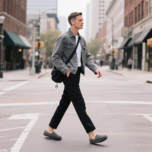 ULTRAIDEAS Men's Carver Slippers Moc Loafer House Shoes Memory Foam in Kuwait