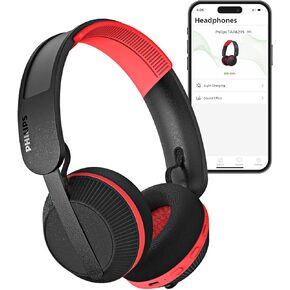 Philips A6219 Wireless Bluetooth On-Ear Headphones,Solar-Powered,Quality Sound,Dynamic Bass,Clear Calls,80 H Battery Life, Detachable & Washable Earcups,Multipoint Connectivity,App Control