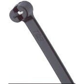 TY27MX Cable Tie 120lb 13 UV Black Nylon with Stainless Steel Locking Device, 500 Per Bag by Thomas & Betts