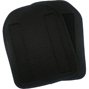 A Pair of Mesh Pad - Lightweight Breathable Soft Molded Insert Pad Removable Hook and Loop Tactical Accessories Gear Polyester Black