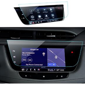 Tempered Glass Screen Protector for 2025 Cadillac XT5 2017-2024 Accessories Navigation Anti-Glare, Bubble-Free Installation, HD Clarity, Touchscreen Cover 8''