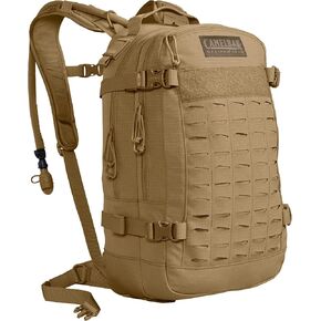 CamelBak H.A.W.G. Tactical Hydration Backpack with 100oz/3L Mil Spec Crux Reservoir Bladder - MOLLE, Coyote