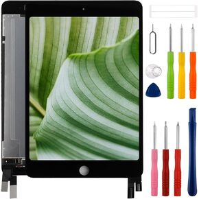 New LCD Touch Screen Digitizer Assembly for iPad Mini 4 2015 7.9'' A1538 A1550 Touch Screen Digitizer Assembly Replacement with Upgraded Repair Tools Kit-Black