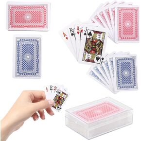 The Dreidel Company Mini Playing Cards Deck, Party Favor, 2.5" Inches (12-Pack)