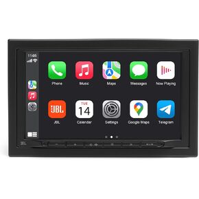 JBL Legend 700 2-DIN 7" Touchscreen Car Stereo with Wireless Apple CarPlay & Android Auto, Bluetooth, 4x50W Output, 16-Band EQ, Subwoofer Control, DAB/DAB+ Radio, and 6 Preamp Outputs