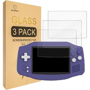 Mr.Shield Screen Protector compatible with Anbernic RG 34XX / RG34XX [Tempered Glass] [3-Pack] [Japan Glass with 9H Hardness]