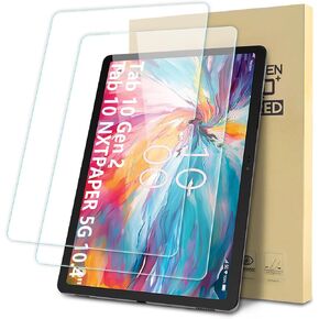2-Pack Screen Protector Compatible with TCL Tab 10 Gen 2/ TCL Tab 10 NXTPAPER 5G 10.4", Tempered Glass Clear Film, Anti-Scratch, 9H Hardness, Easy Installation