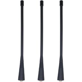 3pcs 6.37inch UHF 400-470MHz Walkie Talkie Antenna for Motorola EP450 HT1250 HT750 CP040 CP185 CP200 PR400 SP10 SP21