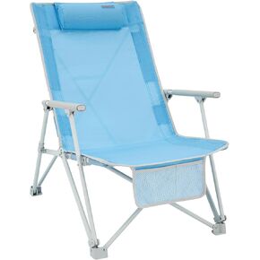 #WEJOY Folding Beach Chair for Adults, Oversized Heavy Duty Camping Chairs Portable High Back Lawn Chairs with Armrest, Headrest, Pocket Tall Beach Chairs for Outdoor Camp Travel