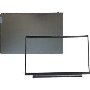5CB0X56073 5B30S18978 AM1K7000110 استبدال LCD LCD LCD أعلى الغطاء العلوي الغطاء الخلفي وإطار الإطار الأمامي مع هوائي لـ LENOVO IDEAPAD 5-15IIL05 5-15ARE05 5-15ITL05 5-15ALC05 GRAY