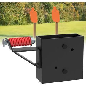 2"x4" Target Hanger, Shooting Target Brackets Target Mount, Adjustable Height Steel Post, AR500 Steel Gong Targets Conversion Adapter for Outdooor Shooting Practice