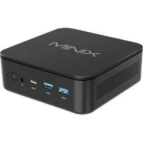 MINIX NGC-NR660 Mini PC, AMD Ryzen 5 6600H, 16GB DDR5, 512GB PCIe 3.0 SSD, Compact Windows 11 Pro Micro Desktop Computer, Dual 2.5G LAN,Triple 4K Display, USB-C 4.0, WiFi 6E for Home/Office/Gaming
