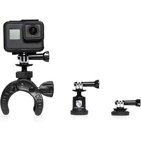 Mob Armor Action Camera Accessory Kit - Complete Bundle with Adjustable Claw Grip, Magnetic Holders, Steel Mounting Plates, and Travel-Friendly Nylon Case for On-The-Go Filming