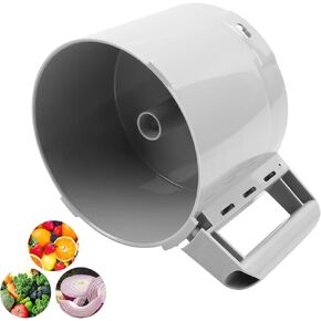 112204S Cutter Bowl fits for Robot Coupe R2 3L Gb, R2, R2B, R2N, R2 Dice Food Processor, 3 Quart Gray Bowl