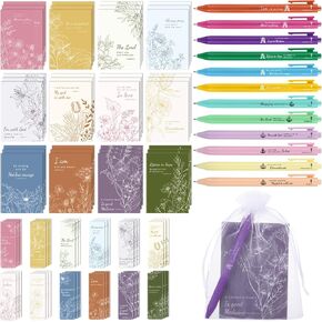 هدايا مسيحية للنساء، هدايا عيد الأم 144 قطعة تتضمن 36 دفترًا للكتاب المقدس وآيات وإشارات مرجعية وأقلام الكتاب المقدس وحقائب الأورجانزا لمكتب مدرسة الكنيسة in Kuwait