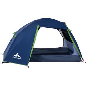 ThreeBears 2-Person Camping Tent, Waterproof & Windproof Lightweight Backpacking Tent for Hiking, Camping, Mountaineering & Travel - Durable & Easy Setup