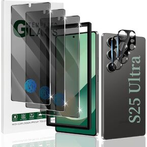 (2+2 Pack) Pixel 7 Pro Glass Screen Protector and Camera Lens Protector, Fingerprint Unlock, 9H Hardness Full Coverage Tempered Glass Protector Film, Bubble-Free, for Google Pixel 7 Pro 5G (6.7 Inch)