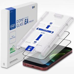 Whitestone DOME EA [Enhanced Easy Installation] Tempered Glass Screen Protector for iPhone 15 Pro Max [2Pack]
