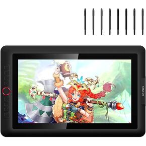 XP-Pen Artist 15.6 Pro Drawing Tablet with Screen Computer Graphics Tablet 120 ٪ SRGB مع 8192 مستويات الإمالة خالية من البطارية ورسالة القلم بديلة.