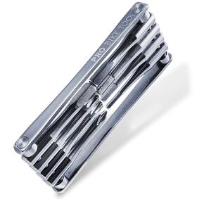 PRO BIKE TOOL 17 in 1 Bike Multitool Tire Kit - Compact and Lightweight Bicycle Repair Kit for Road and Mountain Bikes - Mtb Portable Tools Set - Includes Slim Bag - Cyclist Gift - 2.8 x 1.7 inches