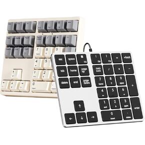 34 Key Number Pad for Laptop, MacBook,PC Desktop