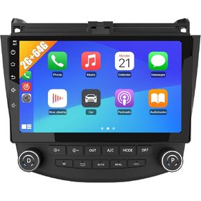 [2GB+64GB] Car Radio Stereo Android 13 for Honda Accord 7th 2003 2004 2005 2006 2007 with CarPlay Android Auto