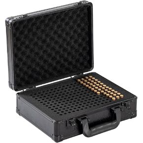 aluminum Locking Ammo Storage case with Included foam - Waterproof Mil-Spec Travel Safe for 5.56 223
