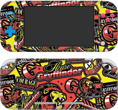 تصاميم علبة الرأس مرخصة رسميًا Harry Potter The Marauder's Map Graphics Vinyl Skiner Skin Skin Cover متوافق مع Nintendo Switch Lite in Kuwait