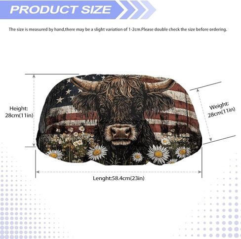 Winch Cover Waterproof Winch Accessories, American Flag Print Vehicle Winch Protection Cover Dust-Proof Winch Protective Cover for Electric Winches 8500-17500 Lbs, Easy to Install in Kuwait