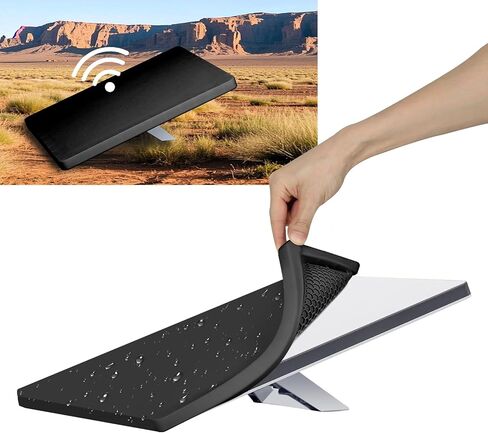 Starlink Mini Protective Cover Silicorn Case for Starlink Mini Dish Accessories Protective Shell, Black in Kuwait