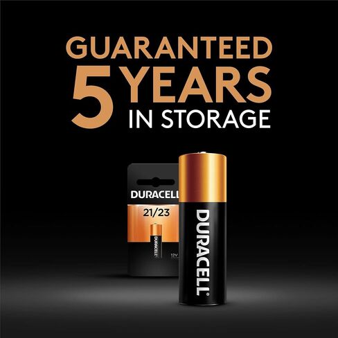 Duracell 21/23-12V Alkaline-Battery, 1 Count Pack, 21/23 12 Volt Alkaline-Battery, Long-Lasting for Key Fobs,-Car Alarms, GPS Trackers, and More in Kuwait